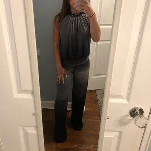 Julian Chung Grey Ombré Jumpsuit
